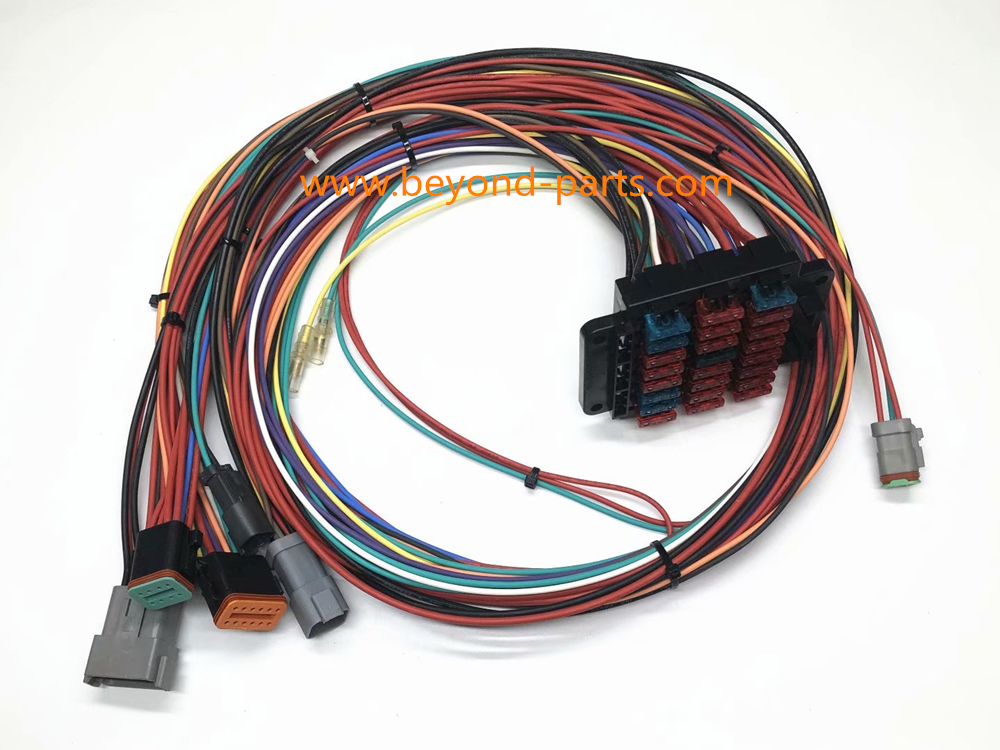 Caterpillar excavator 320B fuse box wire harness