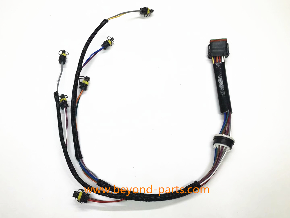 Caterpillar excavator C7 injector wire harness
